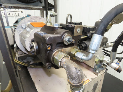 Continental HPVR-6B40 Hydraulic Power Unit 14 Gal 6GPM 4000 PSI 5Hp 230/460V