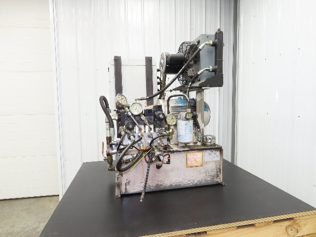 Continental HPVR-6B40 Hydraulic Power Unit 14 Gal 6GPM 4000 PSI 5Hp 230/460V