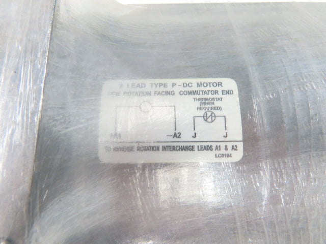 Baldor Reliance CDP3585 DC Motor 2Hp 1750rpm 180VDC 145TC TEFC 35P432Z170