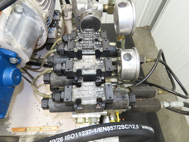 Continental HPVR-6B35 Hydraulic Power Unit 14 Gal 6GPM 3500 PSI 5Hp 230/460V
