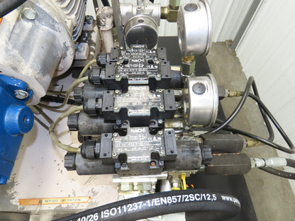 Continental HPVR-6B35 Hydraulic Power Unit 14 Gal 6GPM 3500 PSI 5Hp 230/460V