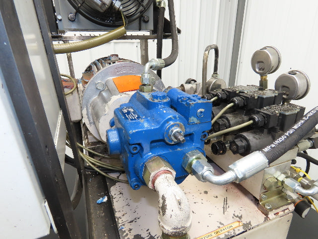 Continental HPVR-6B35 Hydraulic Power Unit 14 Gal 6GPM 3500 PSI 5Hp 230/460V