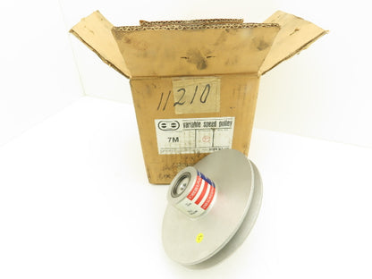 Speed Selector 7M Mechanically Controlled Variable Speed Pulley 1" Bore 7"OD