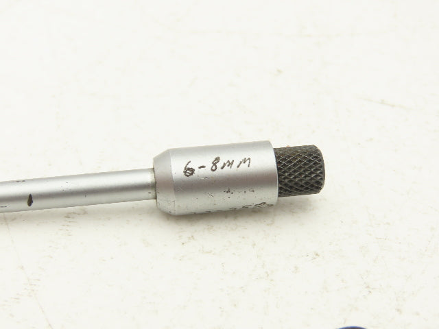 Fowler Holemike 3pt Micrometer Bore Gage Heads 6-16mm .236-.630"  Set of 5