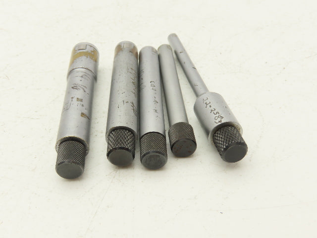 Fowler Holemike 3pt Micrometer Bore Gage Heads 6-16mm .236-.630"  Set of 5
