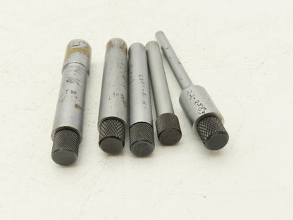 Fowler Holemike 3pt Micrometer Bore Gage Heads 6-16mm .236-.630"  Set of 5