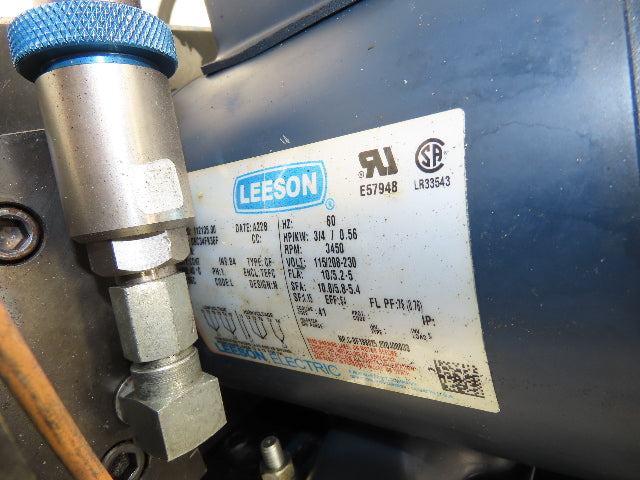 Vektek Vector Flo Hydraulic Manual Workholding Pump Power Pack 2.5gal 5000psi