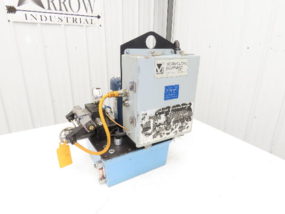 Vektek Vector Flo Hydraulic Manual Workholding Pump Power Pack 2.5gal 5000psi