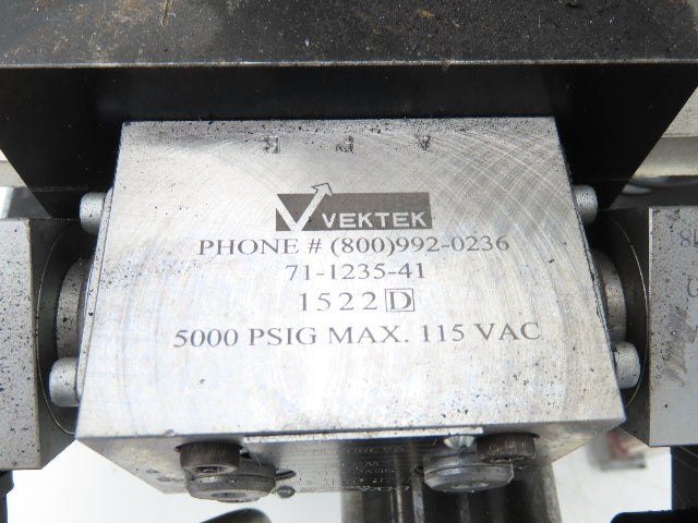 Vektek Vector Flo Hydraulic Manual Workholding Pump Power Pack 2.5gal 5000psi