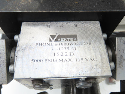 Vektek Vector Flo Hydraulic Manual Workholding Pump Power Pack 2.5gal 5000psi