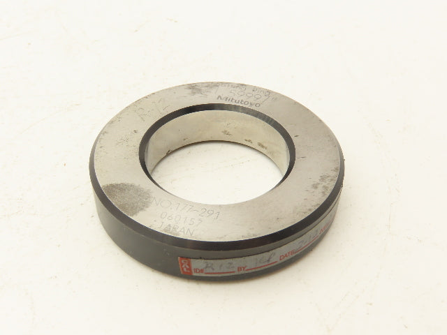 Mitutoyo 177-291  1.6" Dia Holtest Bore Gage Steel Setting Ring 1.59997" ID