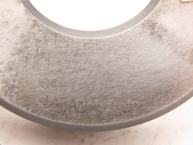 Mitutoyo 177-289  1.2" Dia Holtest Bore Gage Steel Setting Ring 1.9990" ID