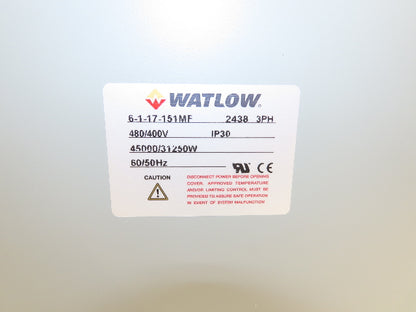 Watlow 6-1-17-151MF WATROD High Temperature Heater Flange Mount 400/480VAC 3Ph