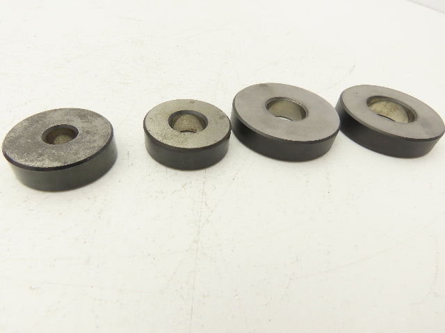 Mitutoyo 177 Holtest Bore Gage Steel Setting Rings .35" .50" .65" .80"  Lot of 4