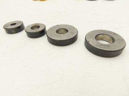 Mitutoyo 177 Holtest Bore Gage Steel Setting Rings .35" .50" .65" .80"  Lot of 4