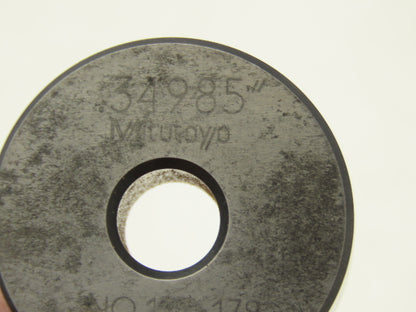 Mitutoyo 177 Holtest Bore Gage Steel Setting Rings .35" .50" .65" .80"  Lot of 4