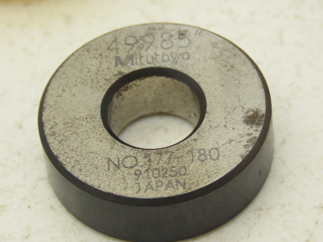 Mitutoyo 177 Holtest Bore Gage Steel Setting Rings .35" .50" .65" .80"  Lot of 4