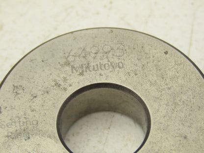 Mitutoyo 177 Holtest Bore Gage Steel Setting Rings .35" .50" .65" .80"  Lot of 4