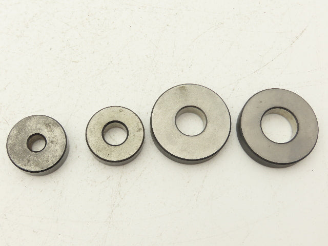 Mitutoyo 177 Holtest Bore Gage Steel Setting Rings .35" .50" .65" .80"  Lot of 4