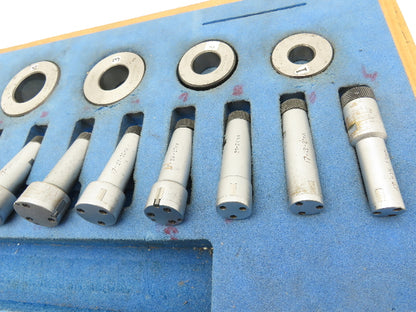 Fowler 54-555-200 Superbore 3pt Bore Gage Heads 15-50mm .590-1.968" Set of 10