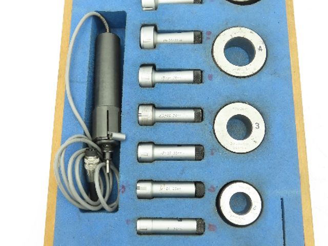 Fowler 54-555-200 Superbore 3pt Bore Gage Heads 15-50mm .590-1.968" Set of 10