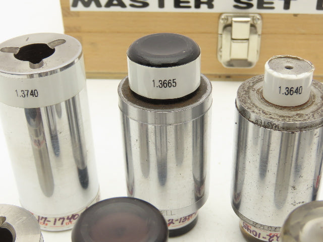 Mitchell Master Setting Disc Gage Inches Micrometer Calibration Mixed Lot of 22