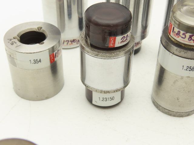 Mitchell Master Setting Disc Gage Inches Micrometer Calibration Mixed Lot of 22