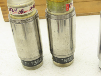 Mitchell Master Setting Disc Gage Inches Micrometer Calibration Mixed Lot of 22
