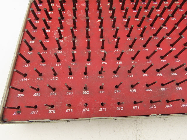 Vermont Gage 901200400 Steel Pin Gauge Set .061"-.250" Class ZZ  -Missing 4pcs-