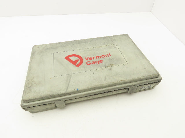 Vermont Gage 901200400 Steel Pin Gauge Set .061"-.250" Class ZZ  -Missing 4pcs-