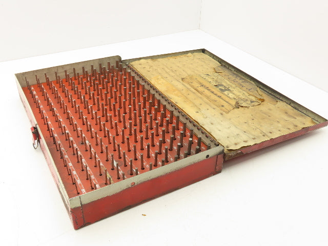 Vermont Gage Steel Pin Gauge Set .061"-.250" Class ZZ Steel Case  -Missing 1pc-