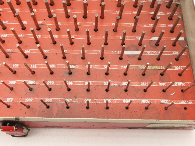 Vermont Gage Steel Pin Gauge Set .061"-.250" Class ZZ Steel Case  -Missing 1pc-