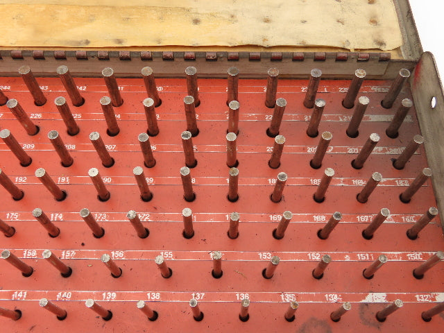 Vermont Gage Steel Pin Gauge Set .061"-.250" Class ZZ Steel Case  -Missing 1pc-