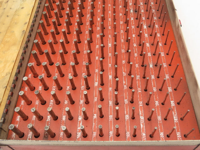 Vermont Gage Steel Pin Gauge Set .061"-.250" Class ZZ Steel Case  -Missing 1pc-