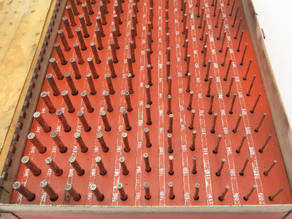 Vermont Gage Steel Pin Gauge Set .061"-.250" Class ZZ Steel Case  -Missing 1pc-