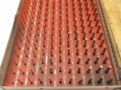 Vermont Gage Steel Pin Gauge Set .061"-.250" Class ZZ Steel Case  -Missing 1pc-