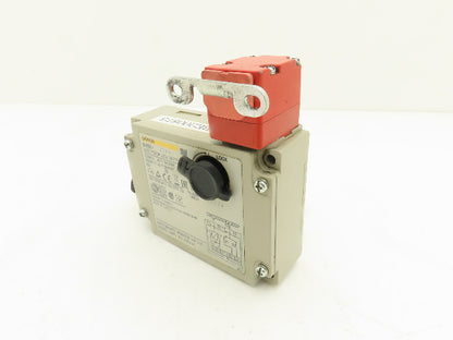 Omron D4BL-2DRG Solenoid Interlock Safety Door Switch 24VDC With Straight Latch