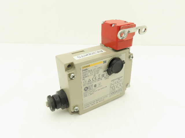 Omron D4BL-2DRG Solenoid Interlock Safety Door Switch 24VDC With Straight Latch