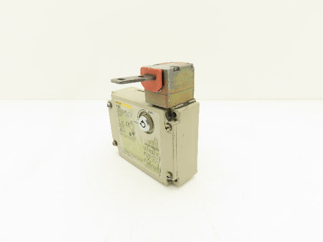 Omron D4BL-2DRG Solenoid Interlock Safety Door Switch 24VDC With Straight Latch