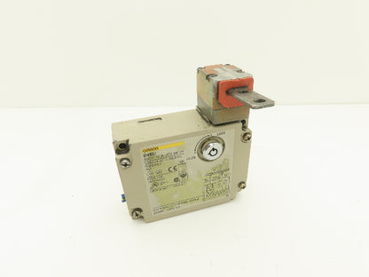 Omron D4BL-2DRG Solenoid Interlock Safety Door Switch 24VDC With Straight Latch