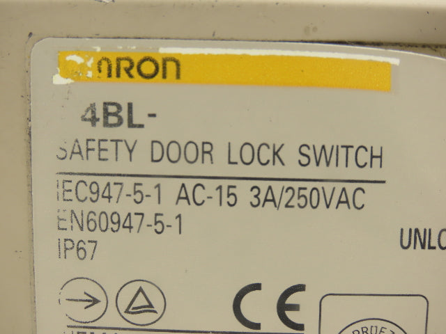 Omron D4BL-2DRA Solenoid Interlock Safety Door Switch 24VDC