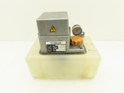 Showa LCB4 Lubrication Oil Pump Machine Oiler 6L Tank 0.1 L/Min 200V