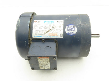 Leeson 110125.00 C6T17FC3K AC Motor 1.5Hp 1740RPM 208-230/460V 3Ph 56C TEFC