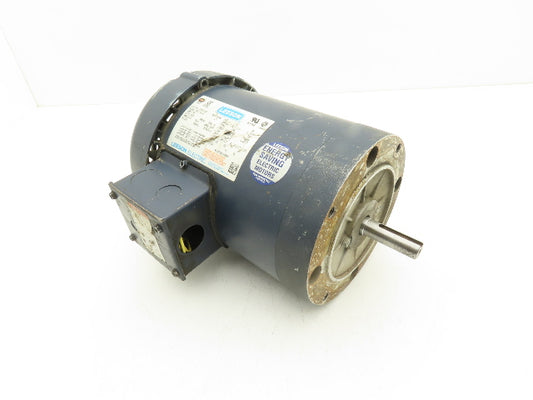 Leeson 110125.00 C6T17FC3K AC Motor 1.5Hp 1740RPM 208-230/460V 3Ph 56C TEFC