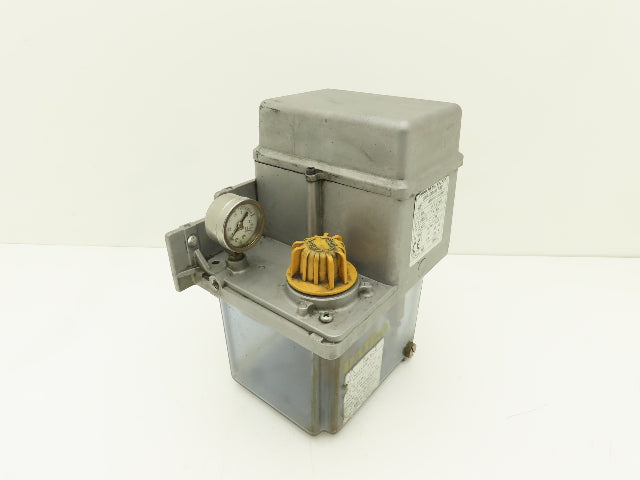 Daido MRJ010211D Lubrication Oil Pump Machine Oiler 0.1 L/Min 2L Tank 200V 1PH