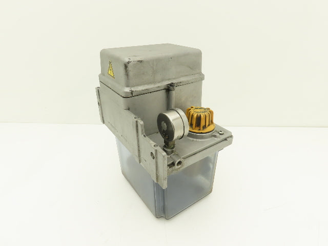 Daido MRJ010211D Lubrication Oil Pump Machine Oiler 0.1 L/Min 2L Tank 200V 1PH
