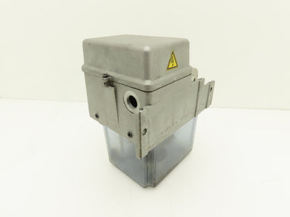 Daido MRJ010211D Lubrication Oil Pump Machine Oiler 0.1 L/Min 2L Tank 200V 1PH