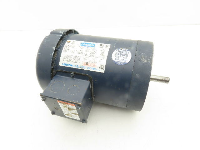 Leeson 110125.00 C6T17FC3K AC Motor 1.5Hp 1740RPM 208-230/460V 3Ph 56C TEFC