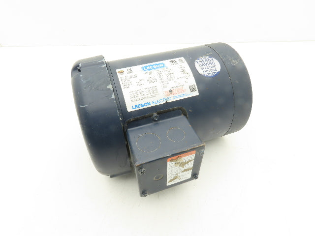Leeson 110125.00 C6T17FC3K AC Motor 1.5Hp 1740RPM 208-230/460V 3Ph 56C TEFC