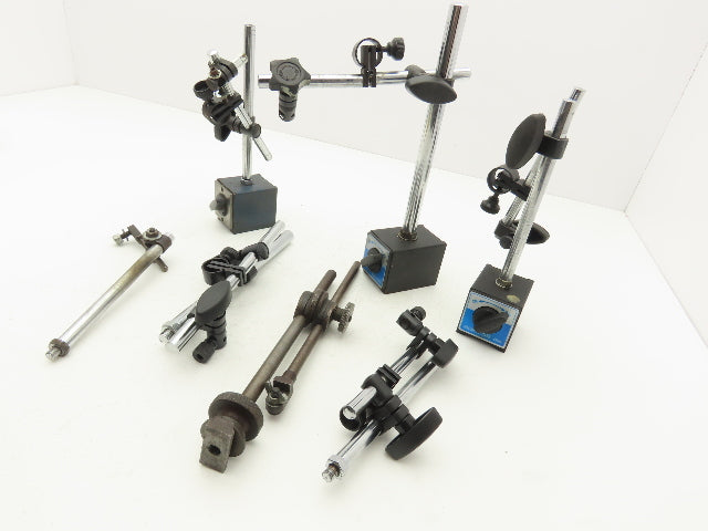 Magnetic Base Indicator Gage Holder Adjustable Arms  Mixed Lot